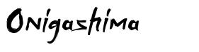 Onigashima 字形