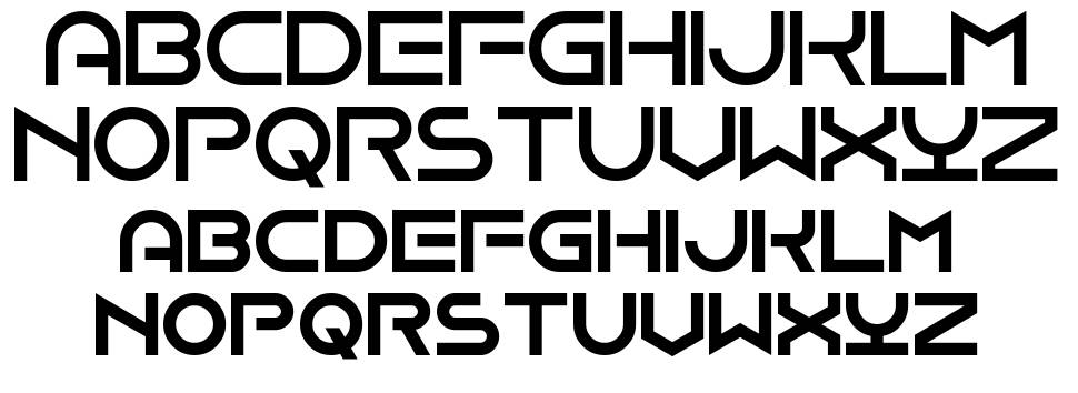 Onomber font specimens