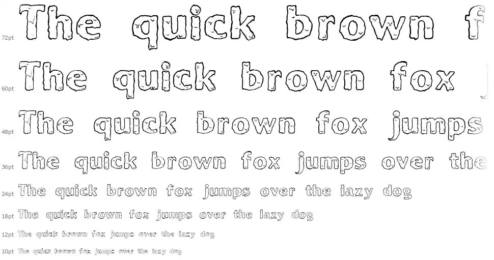 Ooky font Waterfall