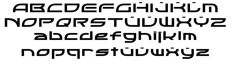 OpTic font specimens