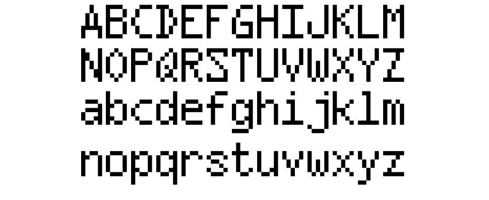 Optixal 字形 标本