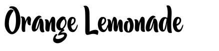 Orange Lemonade czcionka