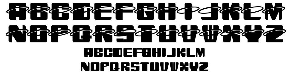Orbitronio font Örnekler