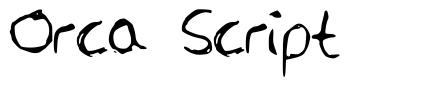 Orca Script шрифт