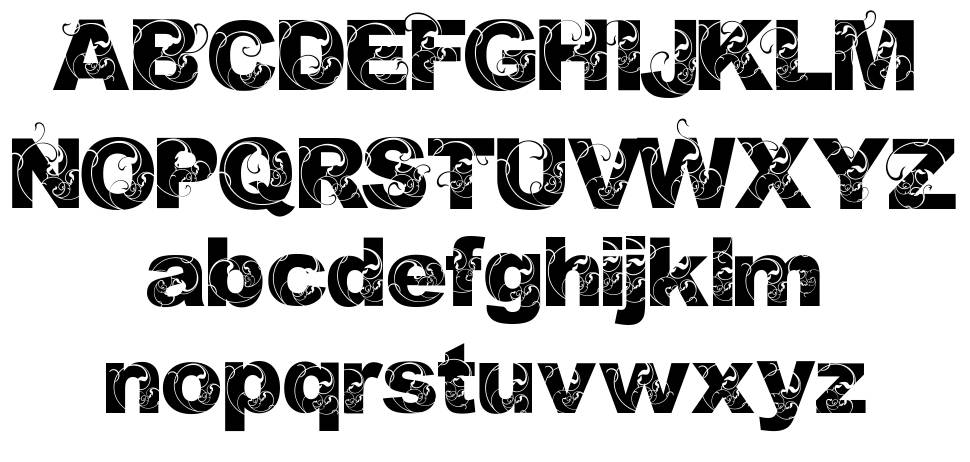 Orial font specimens