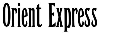 Orient Express 字形
