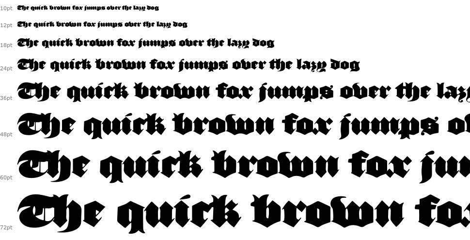 Original Black шрифт Водопад