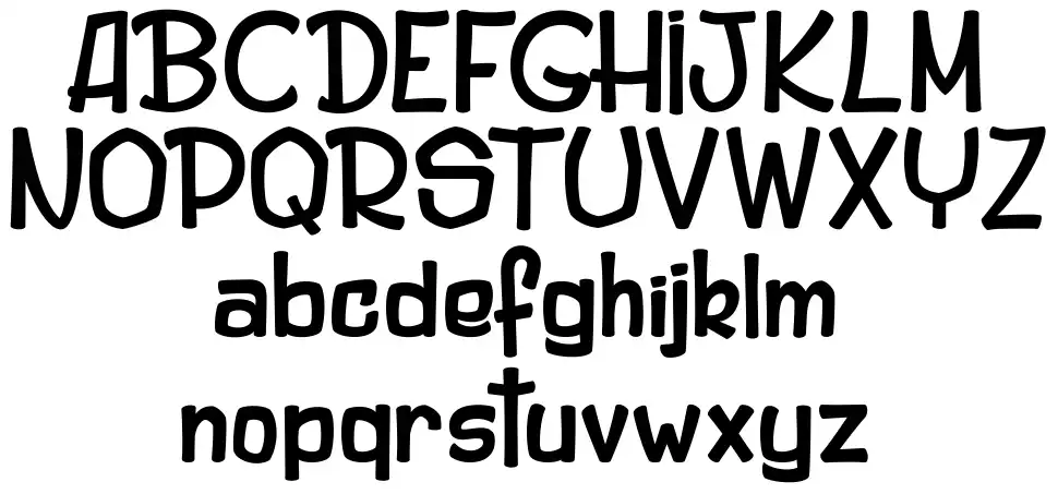 Original Woodyfont specimens