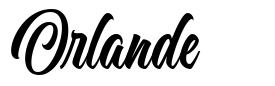Orlande шрифт