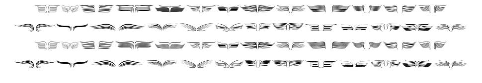Ornamental Wings font