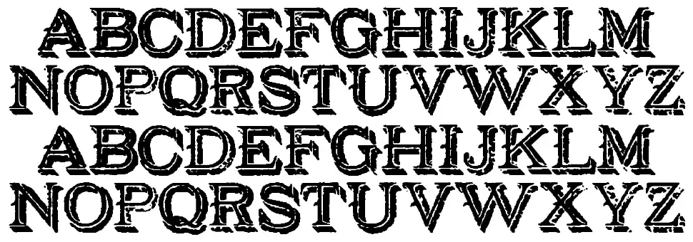 Ornamented, No. 1073font specimens