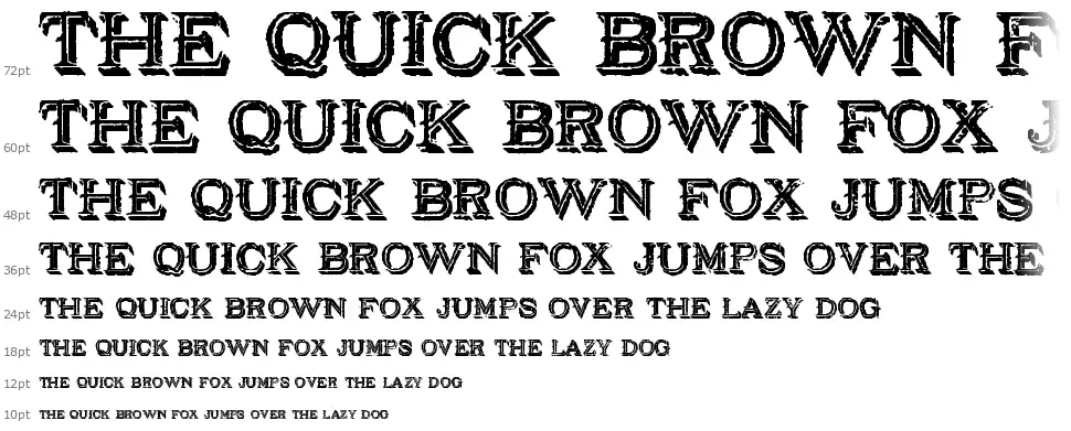 Ornamented, No. 1073font waterfall