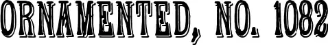Ornamented, No. 1082