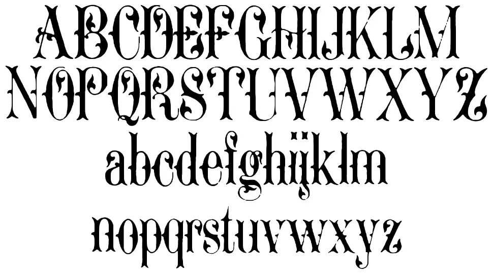 Ornamented, No. 1543 Specimen Ornamented, No. 1543font specimens