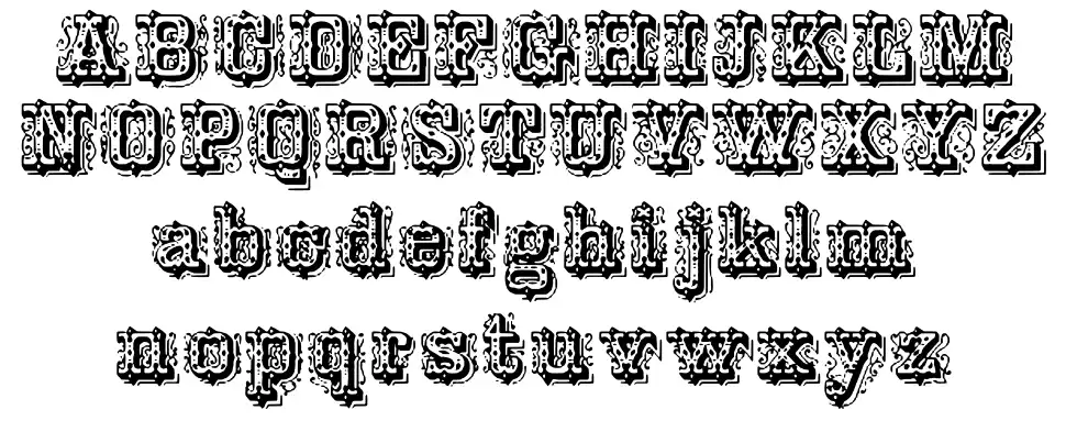 Ornamented, No. 43 Specimen Ornamented, No. 43font specimens