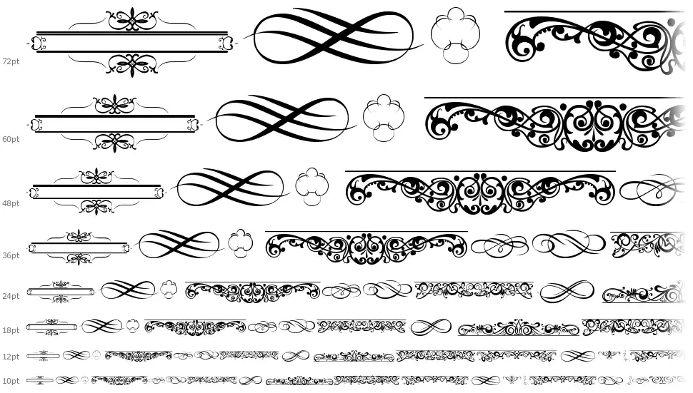 Ornaments Labels and Frames font by kaiserzharkhan FontRiver