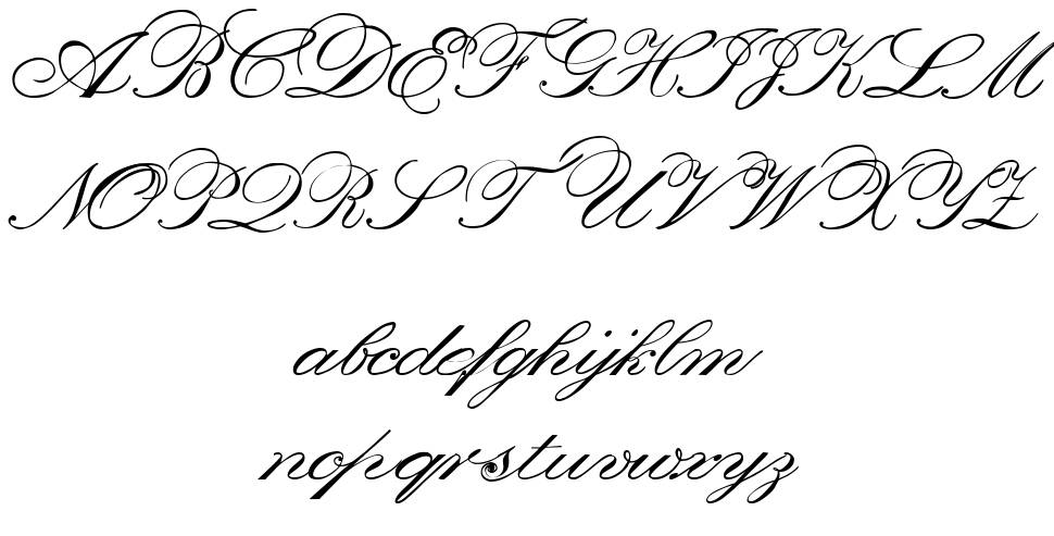 Orphiel 字形 标本