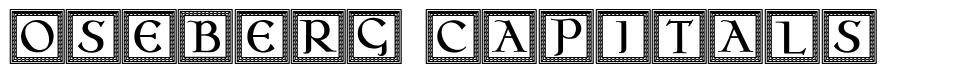Oseberg Capitals шрифт