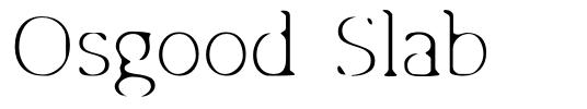 Osgood Slab 字形