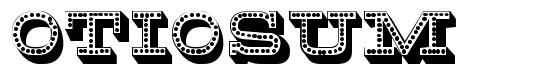 Otiosum font