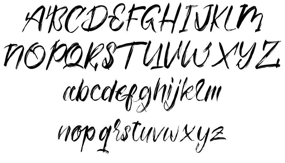 Ottodidact font Örnekler