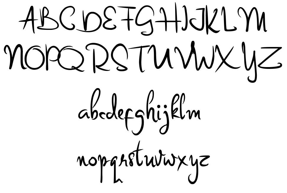 Oureet font Örnekler