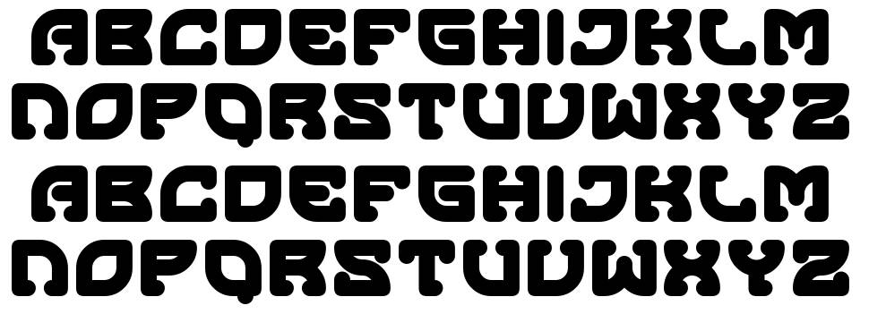 Outcome font specimens