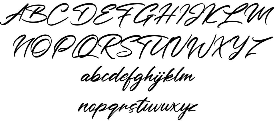 Outeris font specimens