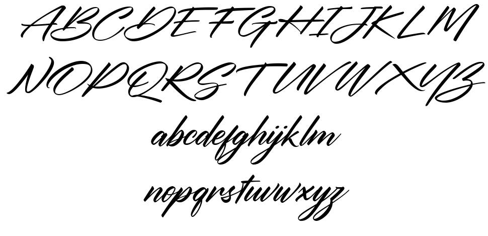 Ouvality font Örnekler