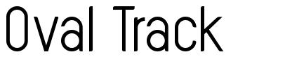 Oval Track font