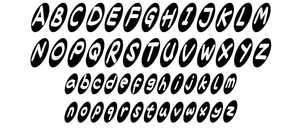 Ovalium Starmind font Örnekler