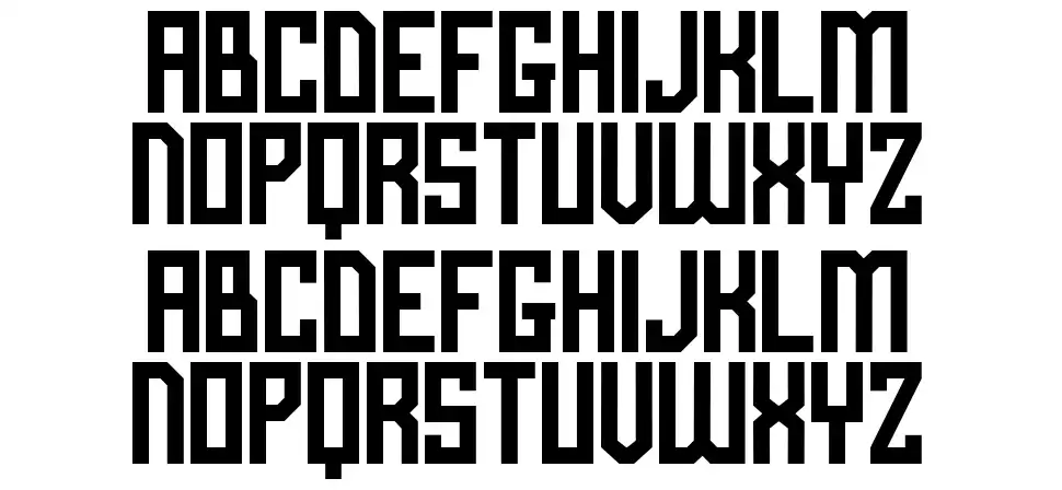 Over'Grid font specimens