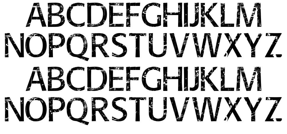 Overhaul font specimens