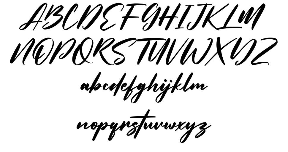 Overtis Signature font