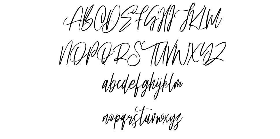 Ownttys font specimens