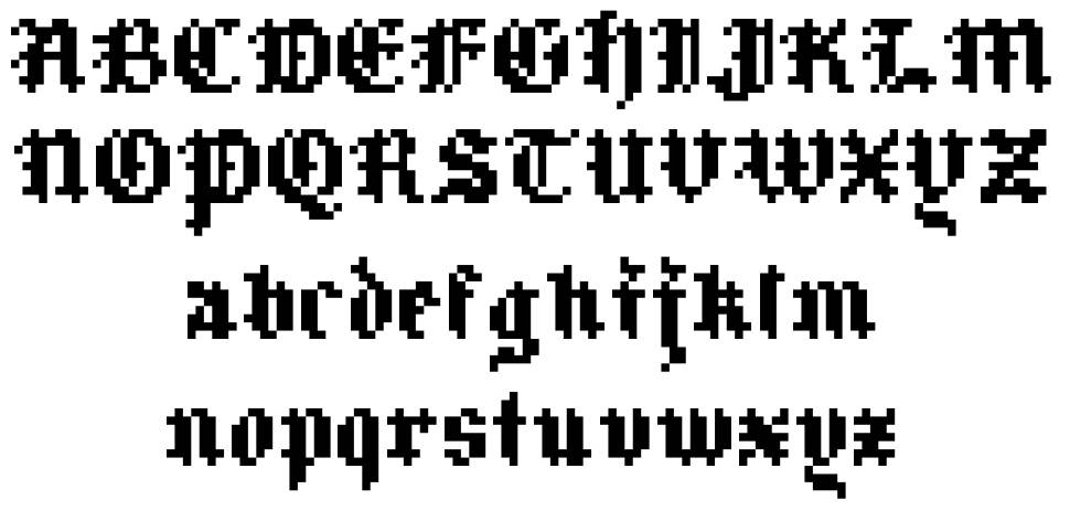 OwreKynge font specimens