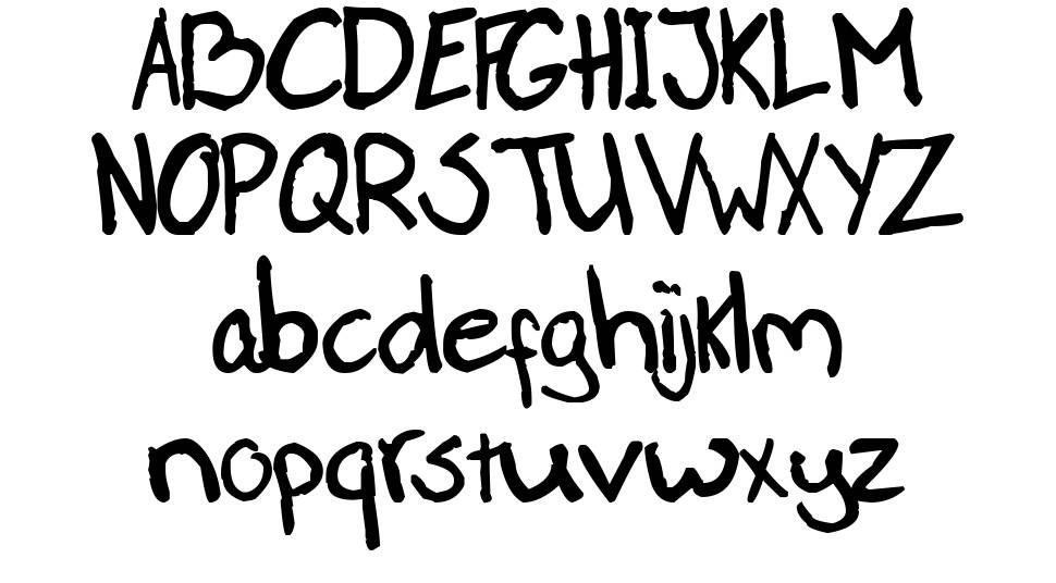 Paasse Handwriting font specimens