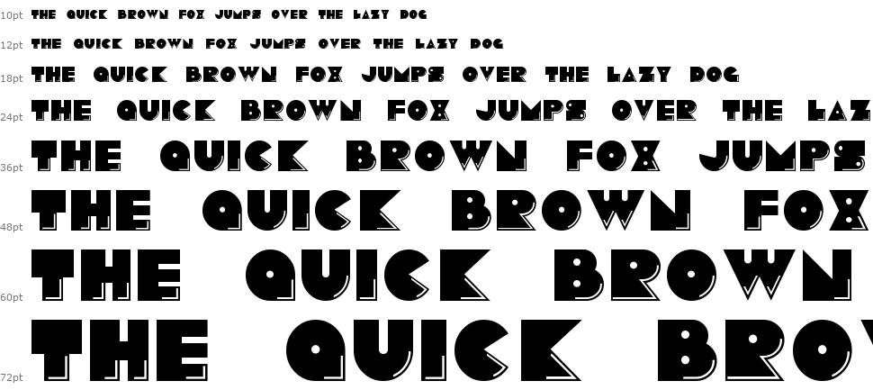 Pacmania font Waterfall
