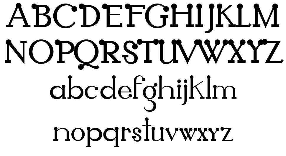 Pagani 字形 标本