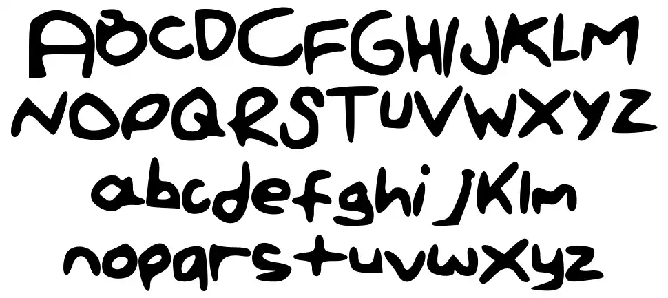 Paint Lettersfont specimens