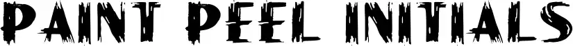 Paint Peel Initials