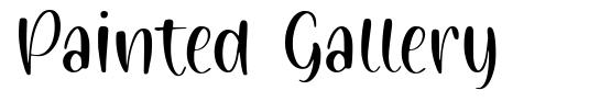 Painted Gallery font