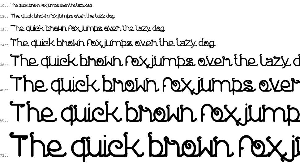 Painter Pointer font Waterfall