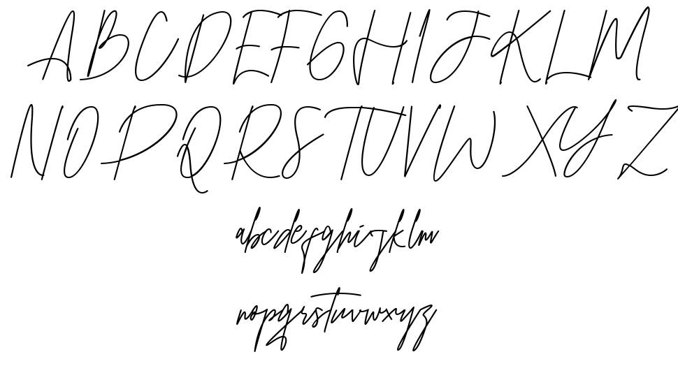 Pakotha font Örnekler