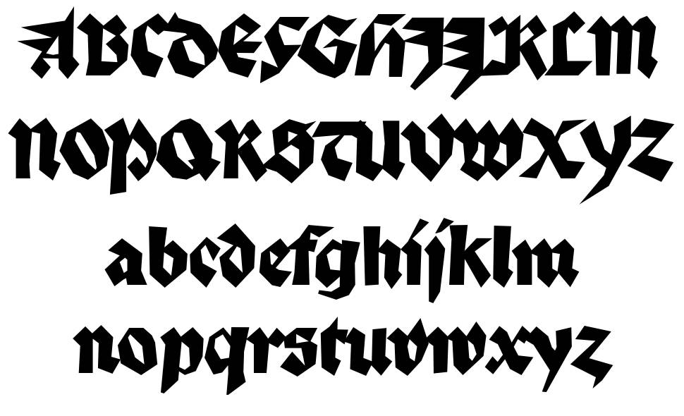 Palmona 字形 标本
