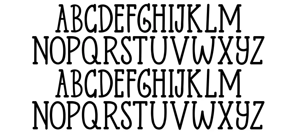 Palomas font specimens