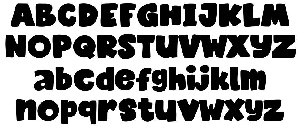 Palpito font specimens