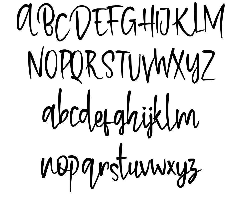 Panacota font Örnekler