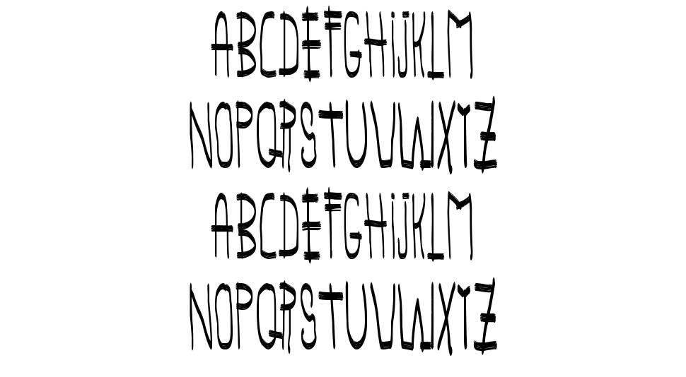 Panchito Style font specimens