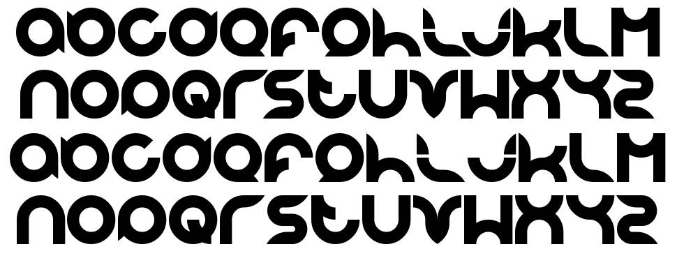 Pandaman font specimens